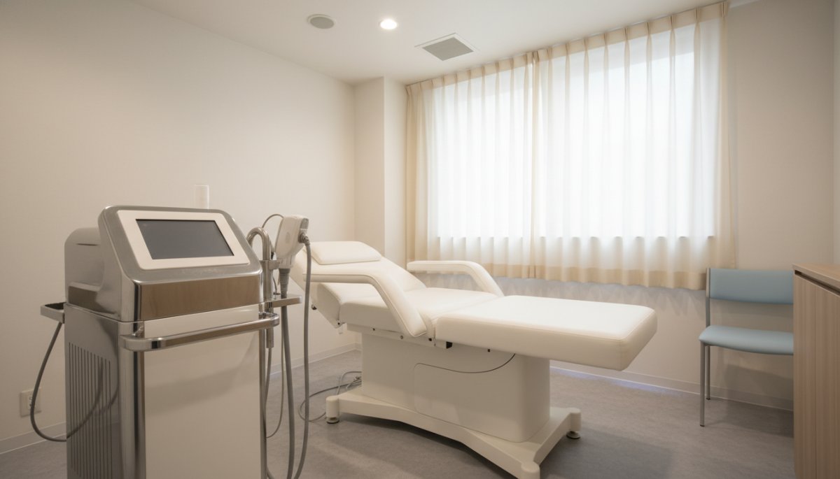 医療脱毛の施術室内部