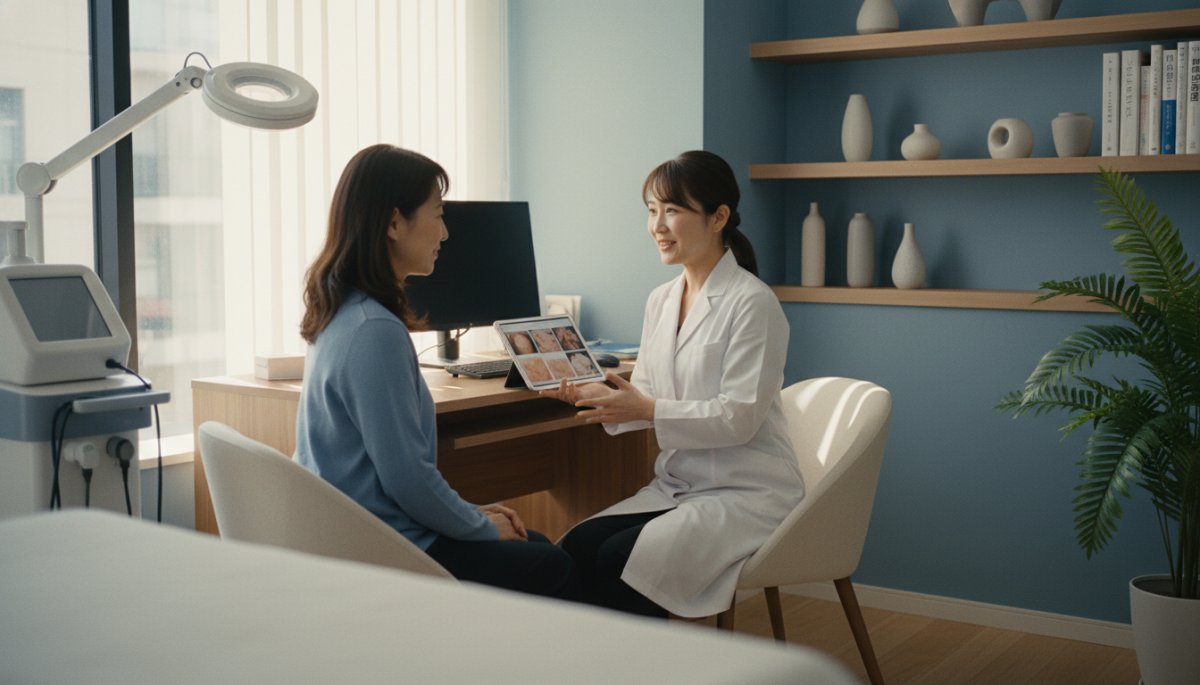 医師との診察の様子