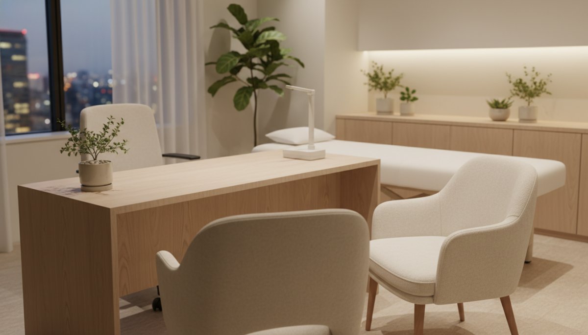 東京都の二重整形クリニックのカウンセリング風景