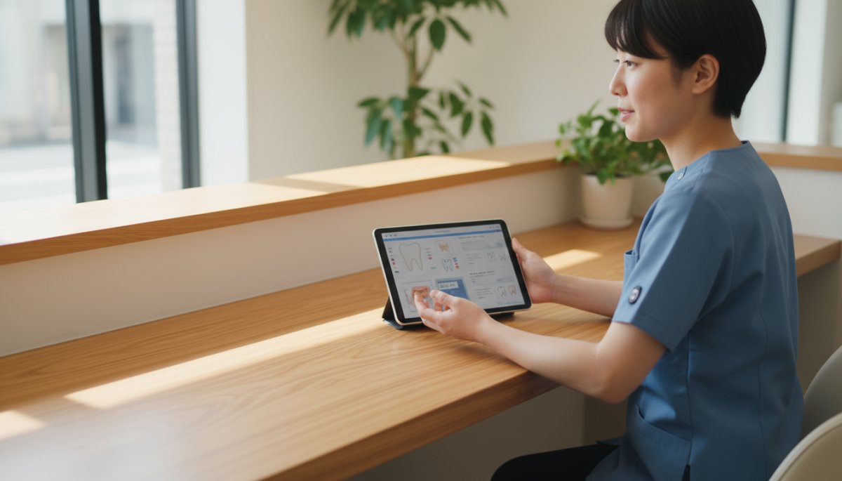 審美歯科治療の費用相談とカウンセリング