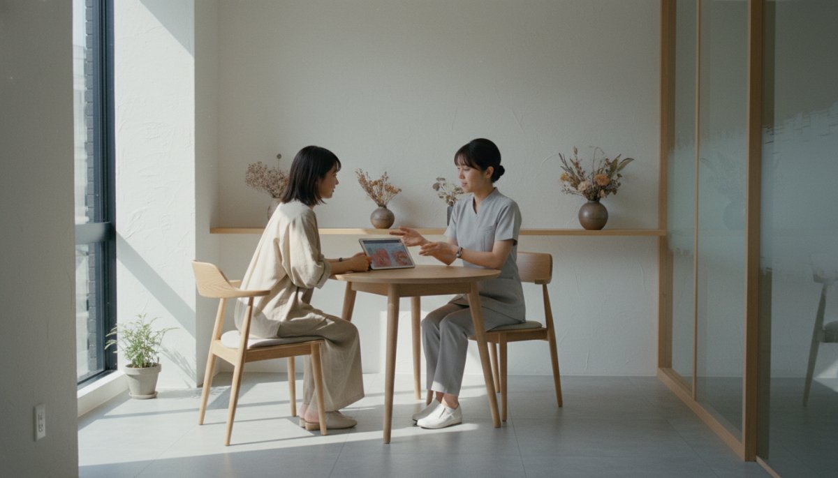 美容クリニック カウンセリング 医師と患者