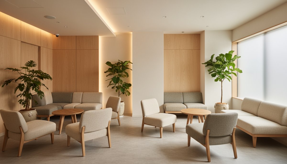 プライバシー配慮 個別待機室 快適な検査環境