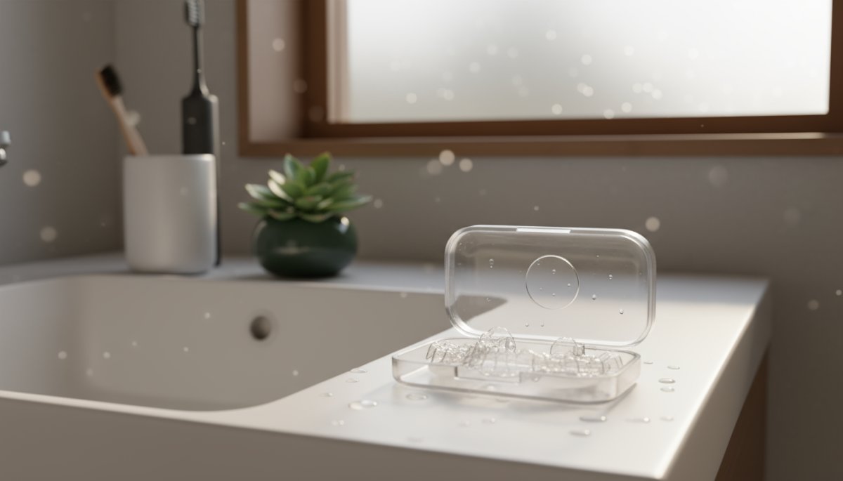 インビザライン マウスピース 透明 装着イメージ